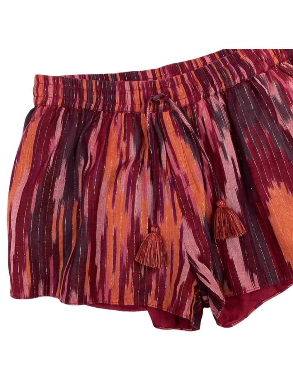 CALYPSO St. Barth 100% Cotton Striped Lined Shorts Womens Small - Like New - Picture 4 of 11